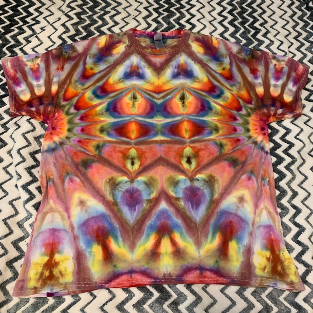 Custom Tiedye One Of A Kind XL Amazing Artwork